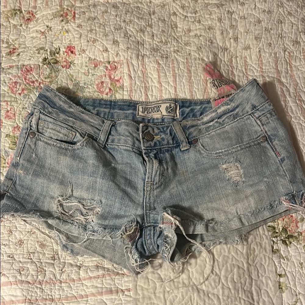 Vintage VS pink low rise shorts